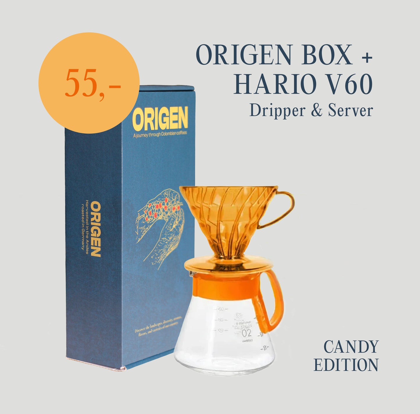 V60 Dripper- und Server-Set – Candy Edition